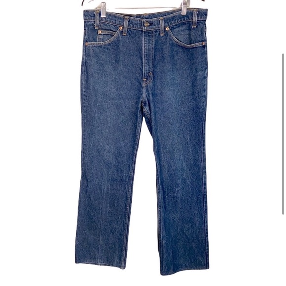 Vintage Levis 517 Orange Tab Dark Wash Jeans - Picture 3 of 13